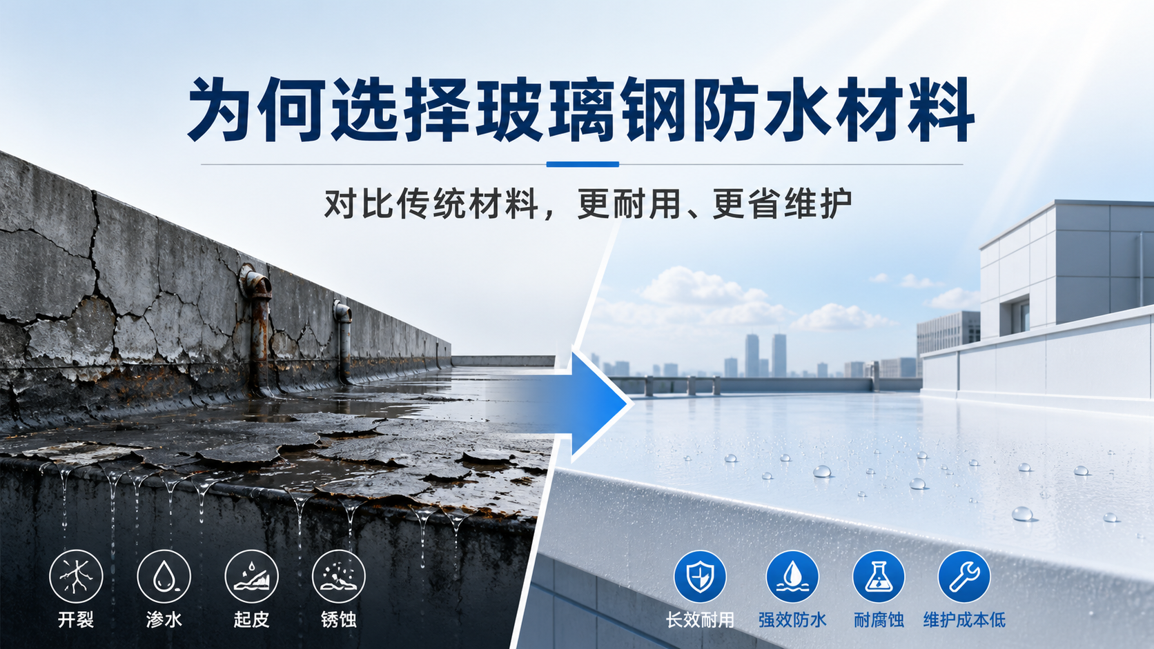 在芜湖，为何选择玻璃钢防水材料而非传统材料